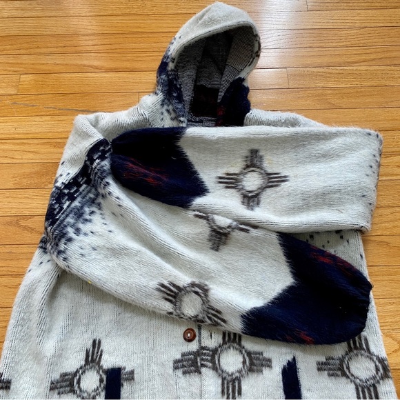 Alpaca wool Mens button up jacket XXL - Picture 4 of 8